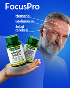 FocusPro - Apoyo para Memoria, Enfoque y Bienestar Mental | 30 Cápsulas 💊