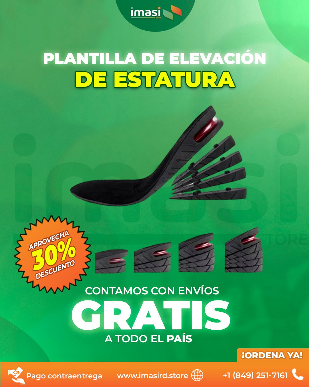 [OFERTA] 📏 🔥 Plantilla de Elevación de Estatura PrimeFeet™ | ¡Sube hasta 6cm tu estatura al instante con total discreción!